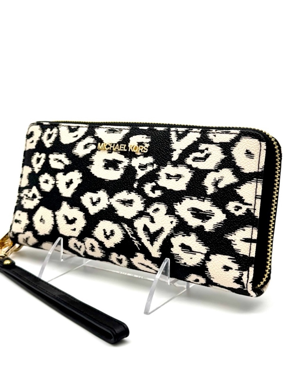 Michael Kors Large Continental Wallet - Black Multi
